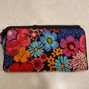 Vera Bradley cloth wallet 8” x 4 1/2